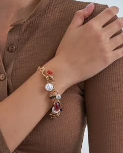 Bijou Brigitte Armbänder Gold|Boho-Schmuck>Armband - Antique Charms gold