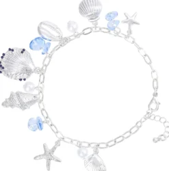 Bijou Brigitte Maritimer Schmuck|Perlenarmbänder>Armband - Beach Pendants silber