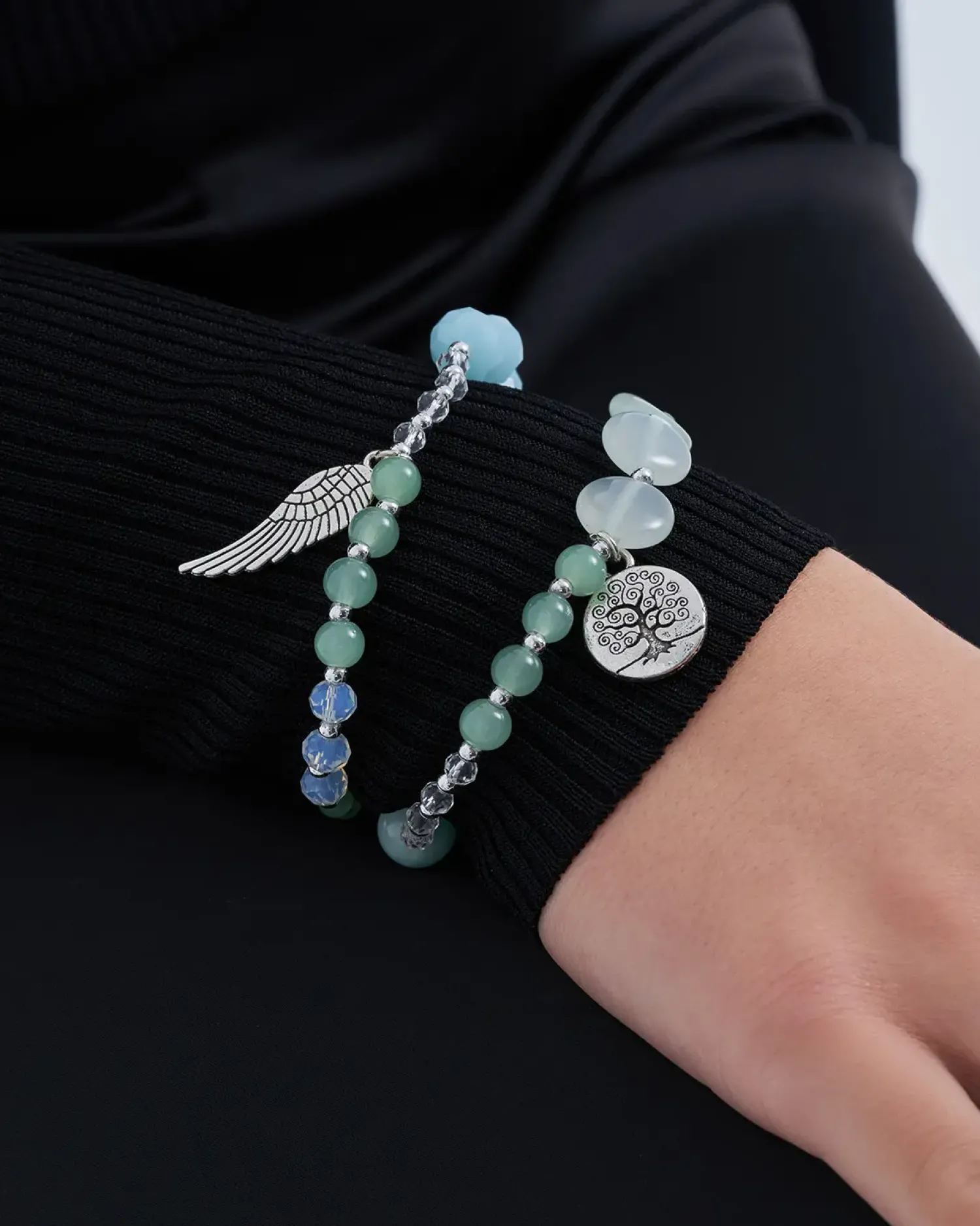 Bijou Brigitte Edelsteinarmbänder>Armband - Beautiful Jade grün