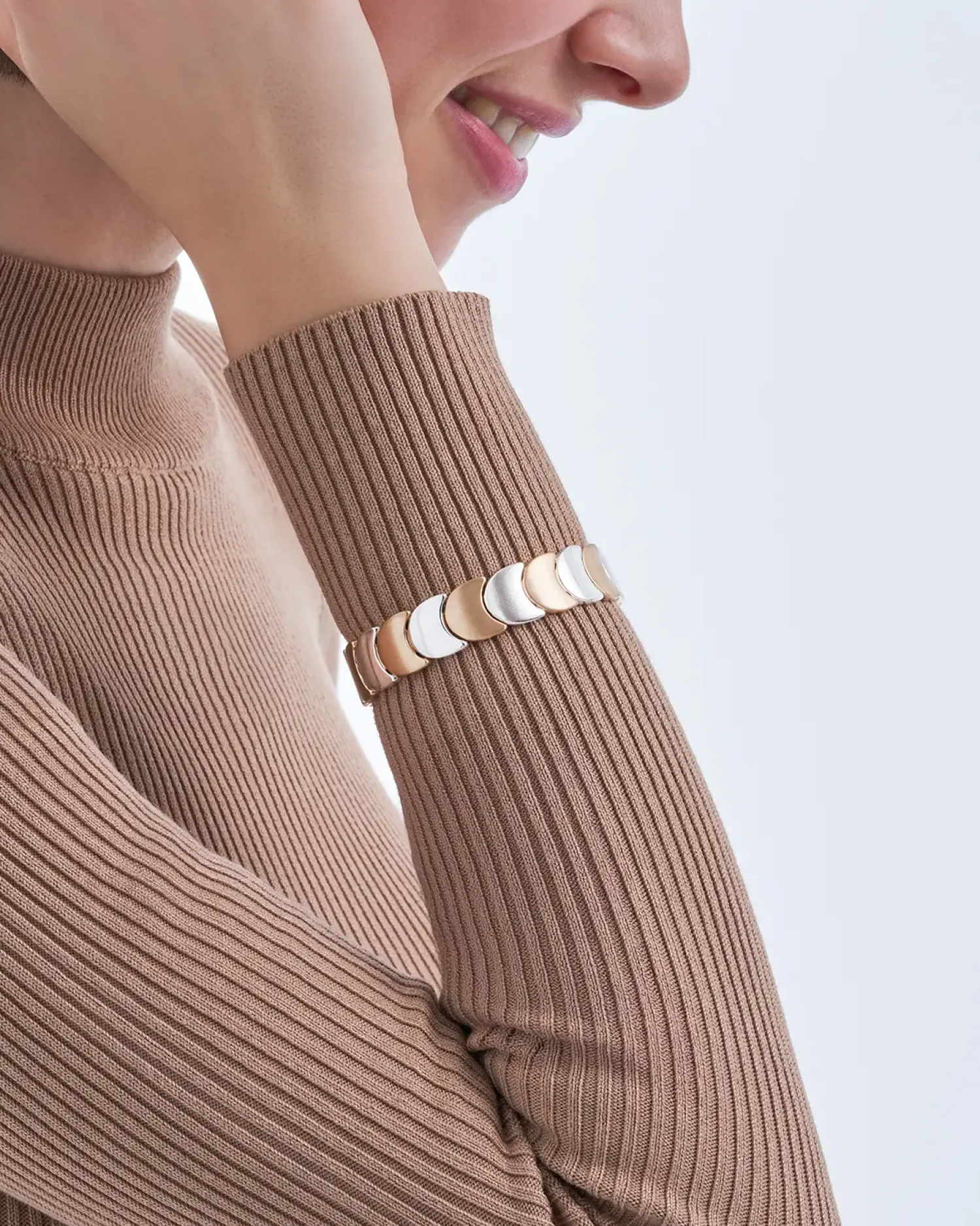 Bijou Brigitte Armbänder Gold>Armband - Blithesome Bicolor gold, silber