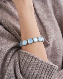 Bijou Brigitte Pastellschmuck>Armband - Blue Tears blau