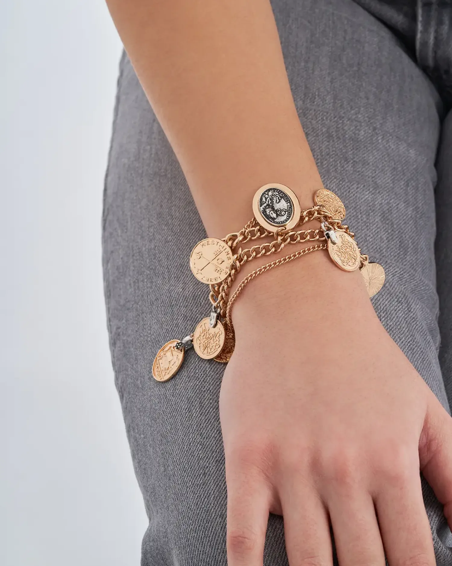 Bijou Brigitte Armbänder Gold|Boho-Schmuck>Armband - Bohemian Charms gold