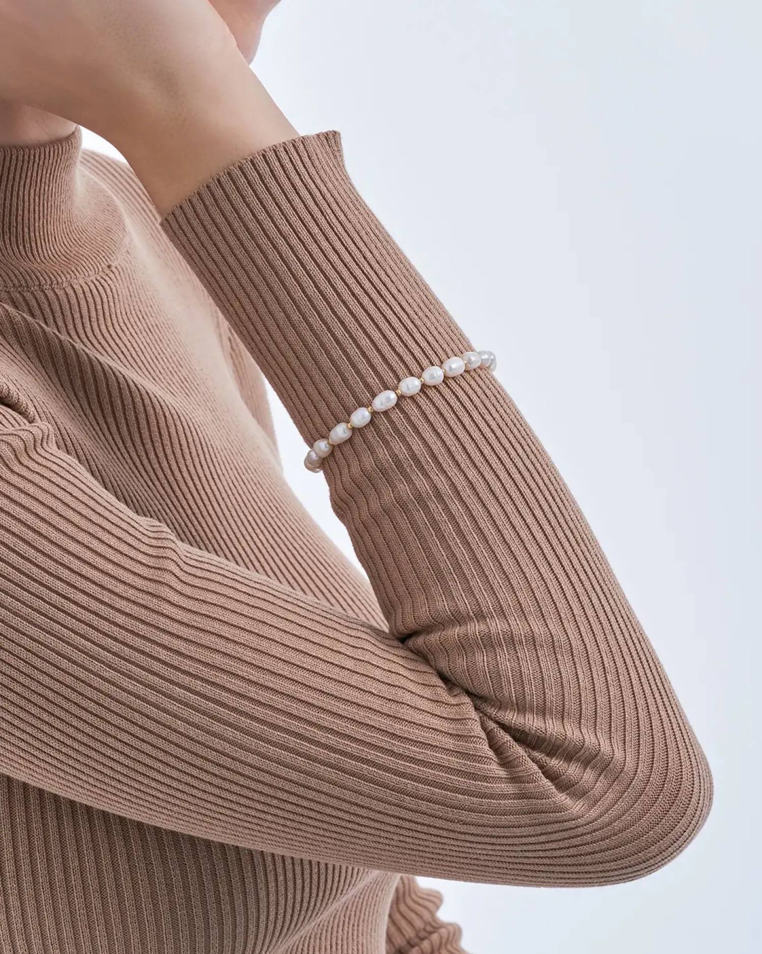 Bijou Brigitte Perlenschmuck|Perlenarmbänder>Armband - Bright Pearls weiß