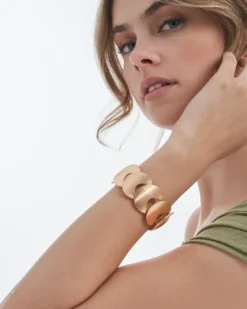Bijou Brigitte Armbänder Gold|Boho-Schmuck>Armband - Brushed gold