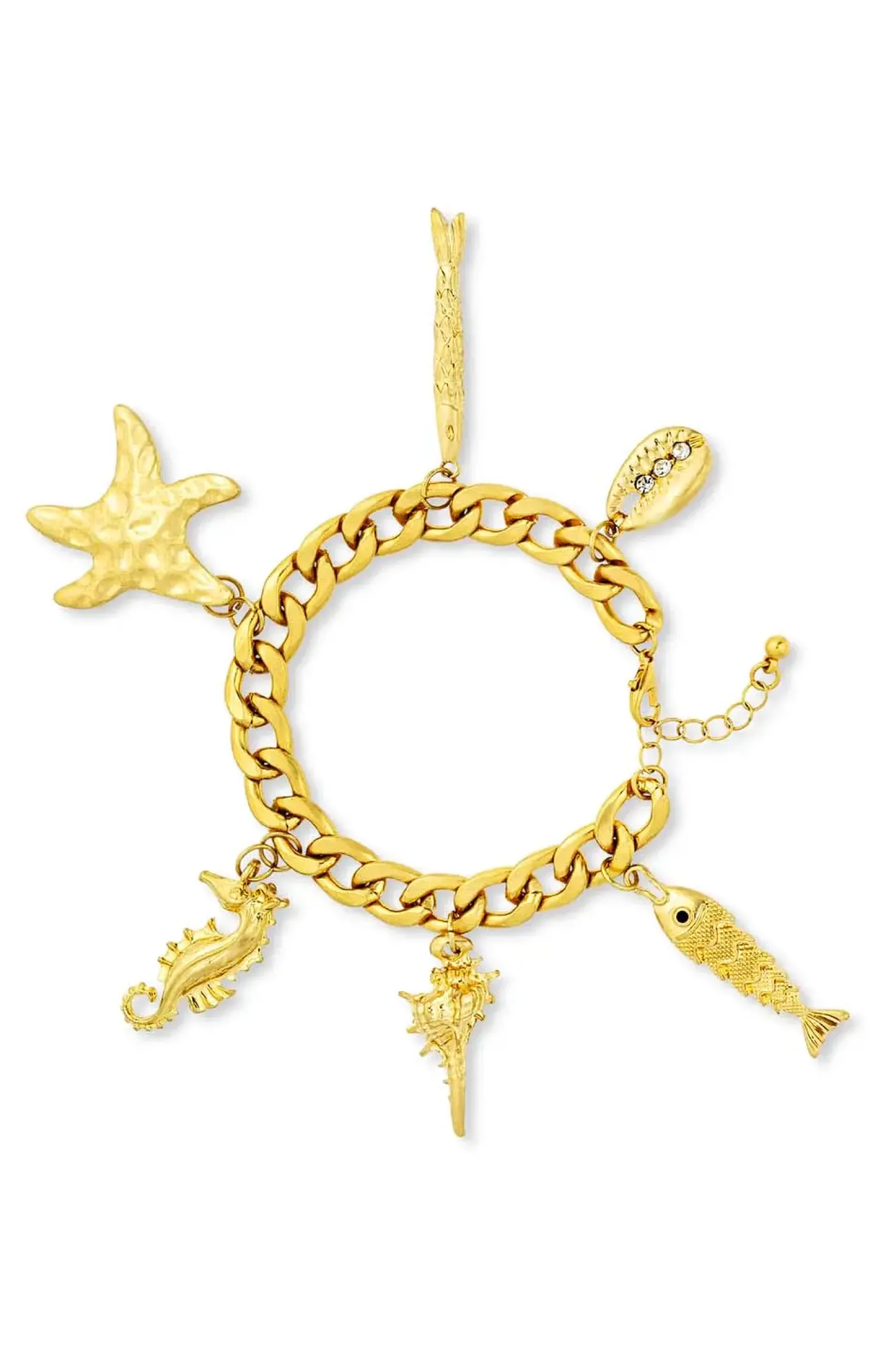 Bijou Brigitte Armbänder Gold|Maritimer Schmuck>Armband - Charming Ocean gold