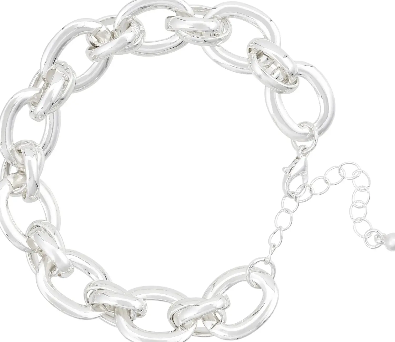 Bijou Brigitte Basics>Armband - Chunky Chain silber
