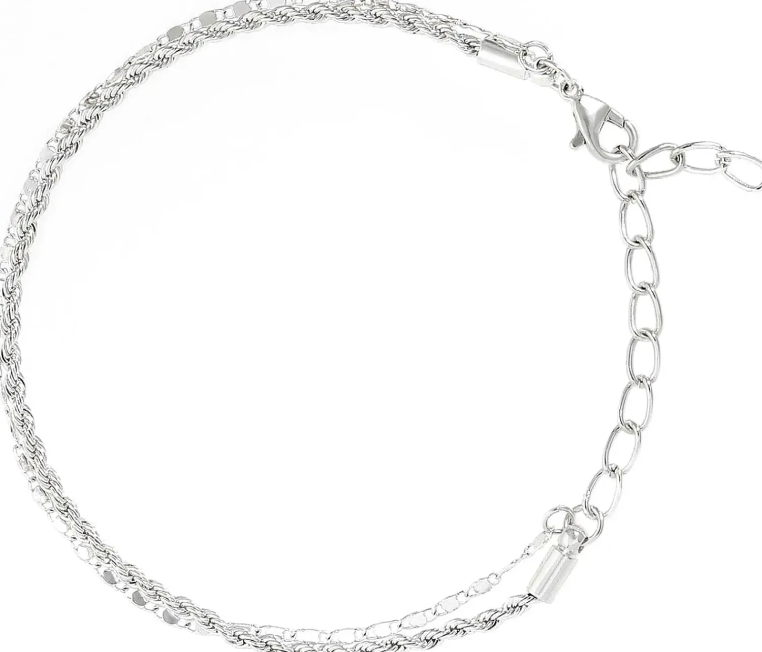 Bijou Brigitte Basics>Armband - Classy Twist silber