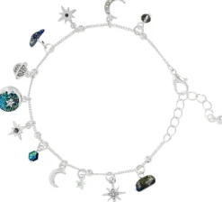 Bijou Brigitte Edelsteinarmbänder>Armband - Cosmic Pendants blau, silber