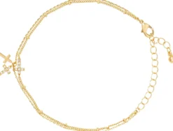 Bijou Brigitte Armbänder Gold>Armband - Cross Trio gold