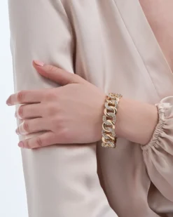 Bijou Brigitte Armbänder Gold>Armband - Crystal Warrior gold