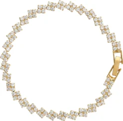 Bijou Brigitte Armbänder Gold>Armband - Cubic Elegance gold