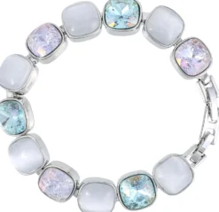 Bijou Brigitte Pastellschmuck>Armband - Cute Sparkle blau, silber