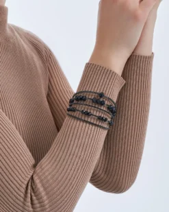 Bijou Brigitte Armreifen>Armband - Dark Glitter schwarz