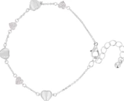 Bijou Brigitte Für Bestimmte Personen>Armband - Delicate Hearts silber