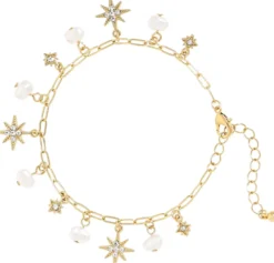 Bijou Brigitte Armbänder Gold>Armband - Delightful Stars gold