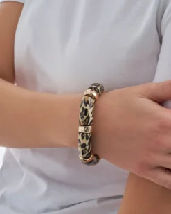 Bijou Brigitte Leo-Schmuck>Armband - Desert Lines beige