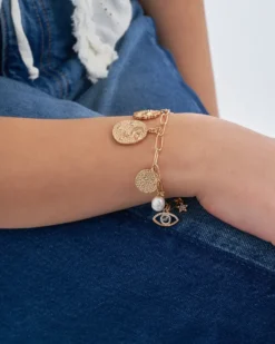 Bijou Brigitte Edelsteinarmbänder|Armbänder Gold>Armband - Dreamy Pendants gold