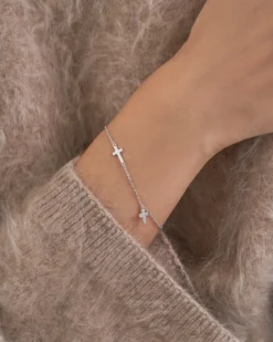 Bijou Brigitte Armbänder 925Er Silber|Armbänder 925Er Silber>Armband - Elegant Cross silber