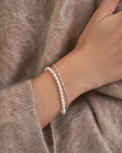 Bijou Brigitte Perlenschmuck|Armbänder 925Er Silber>Armband - Elegant Pearls weiß, silber
