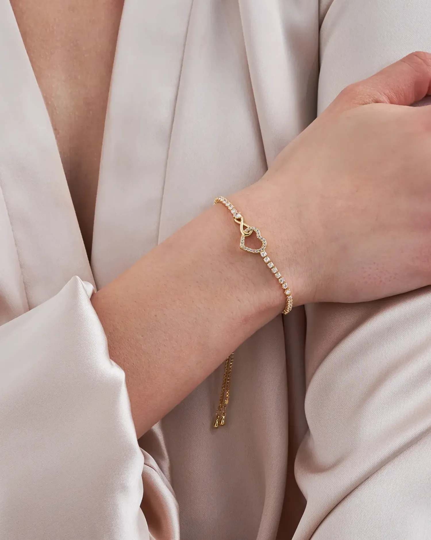 Bijou Brigitte Armbänder Gold|Für Bestimmte Personen>Armband - Flawless Infinity gold
