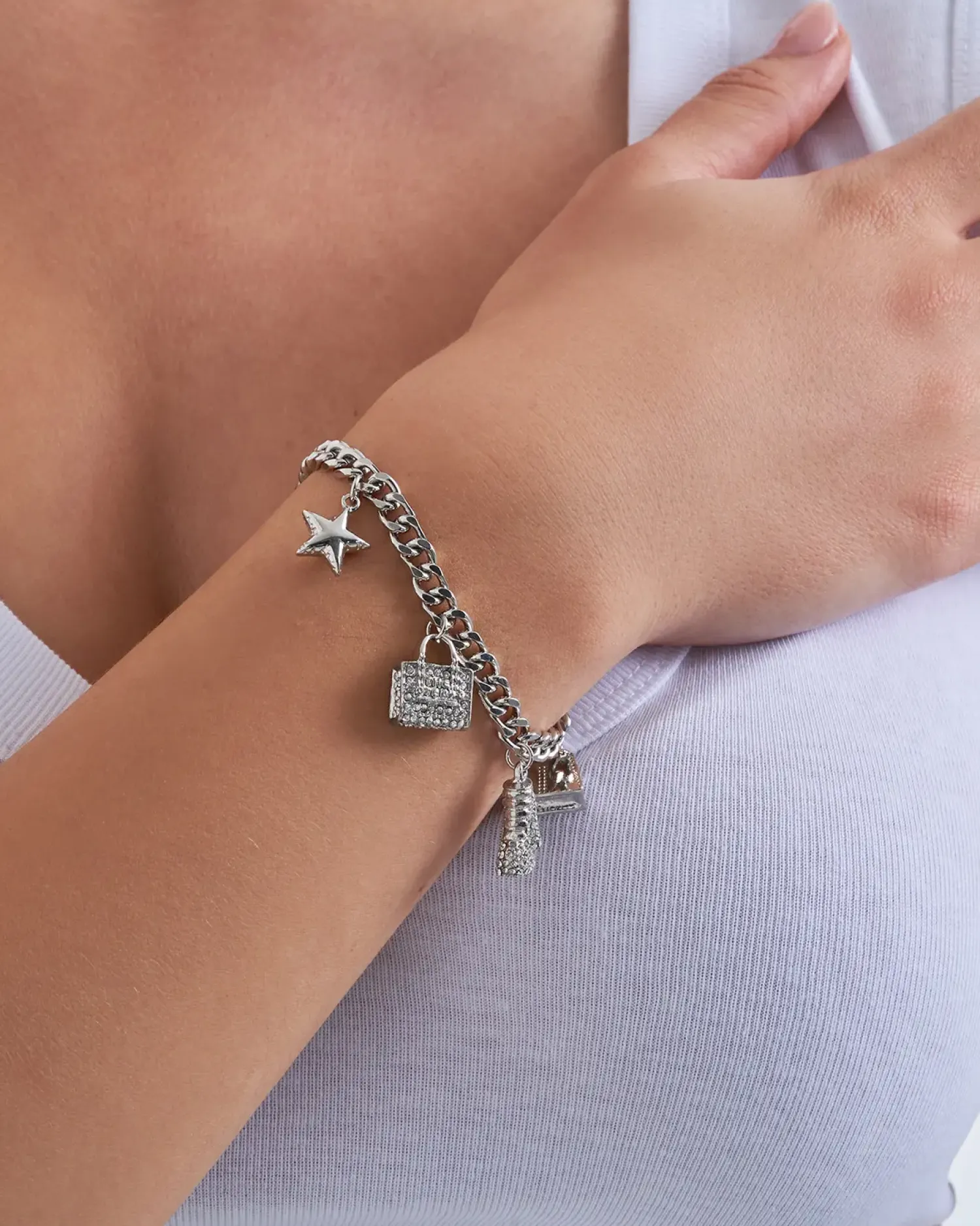 Bijou Brigitte Für Bestimmte Personen>Armband - Girly Glamour silber