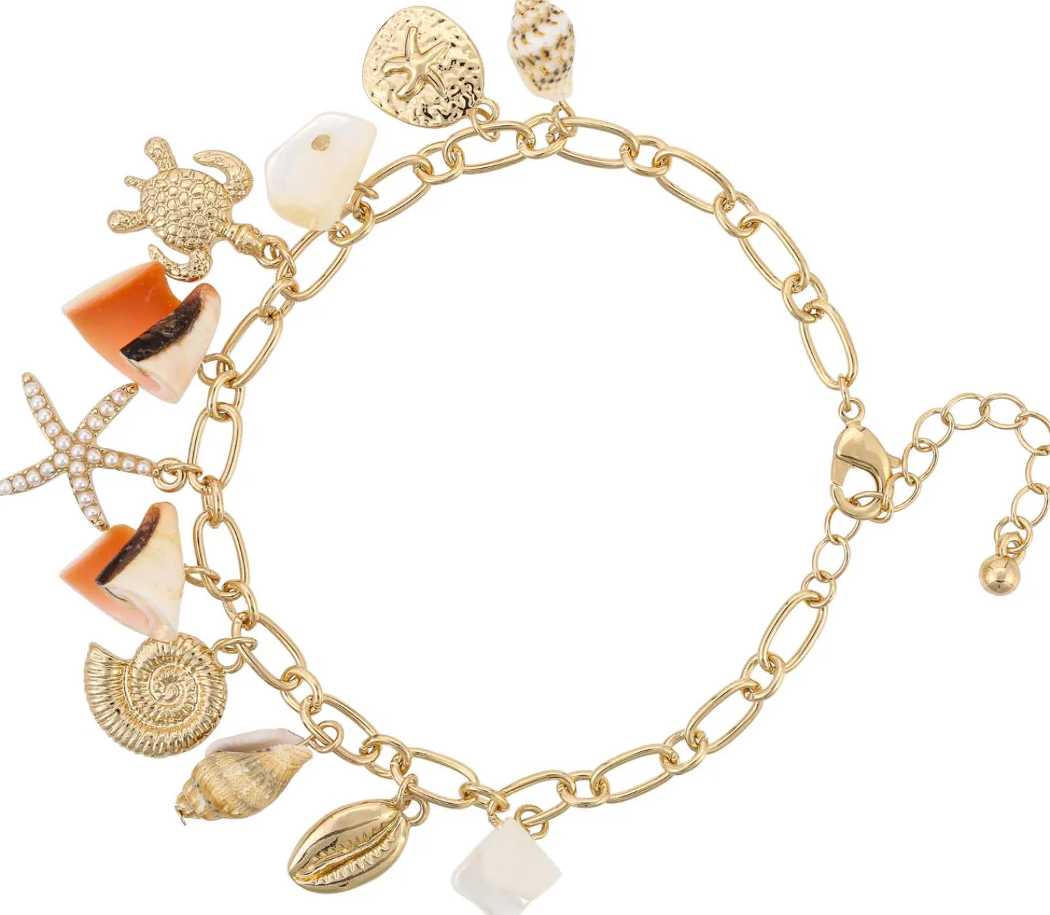 Bijou Brigitte Armbänder Gold|Maritimer Schmuck>Armband - Glamouros Beach gold