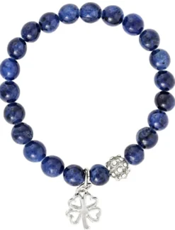 Bijou Brigitte Edelsteinarmbänder>Armband - Glücksbringer blau