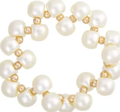 Bijou Brigitte Perlenschmuck|Armbänder Gold>Armband - Glossy Pearls gold, weiß