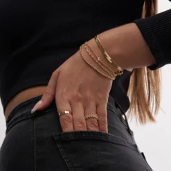 Bijou Brigitte Armbänder Gold|Basics>Armband - en Classic gold