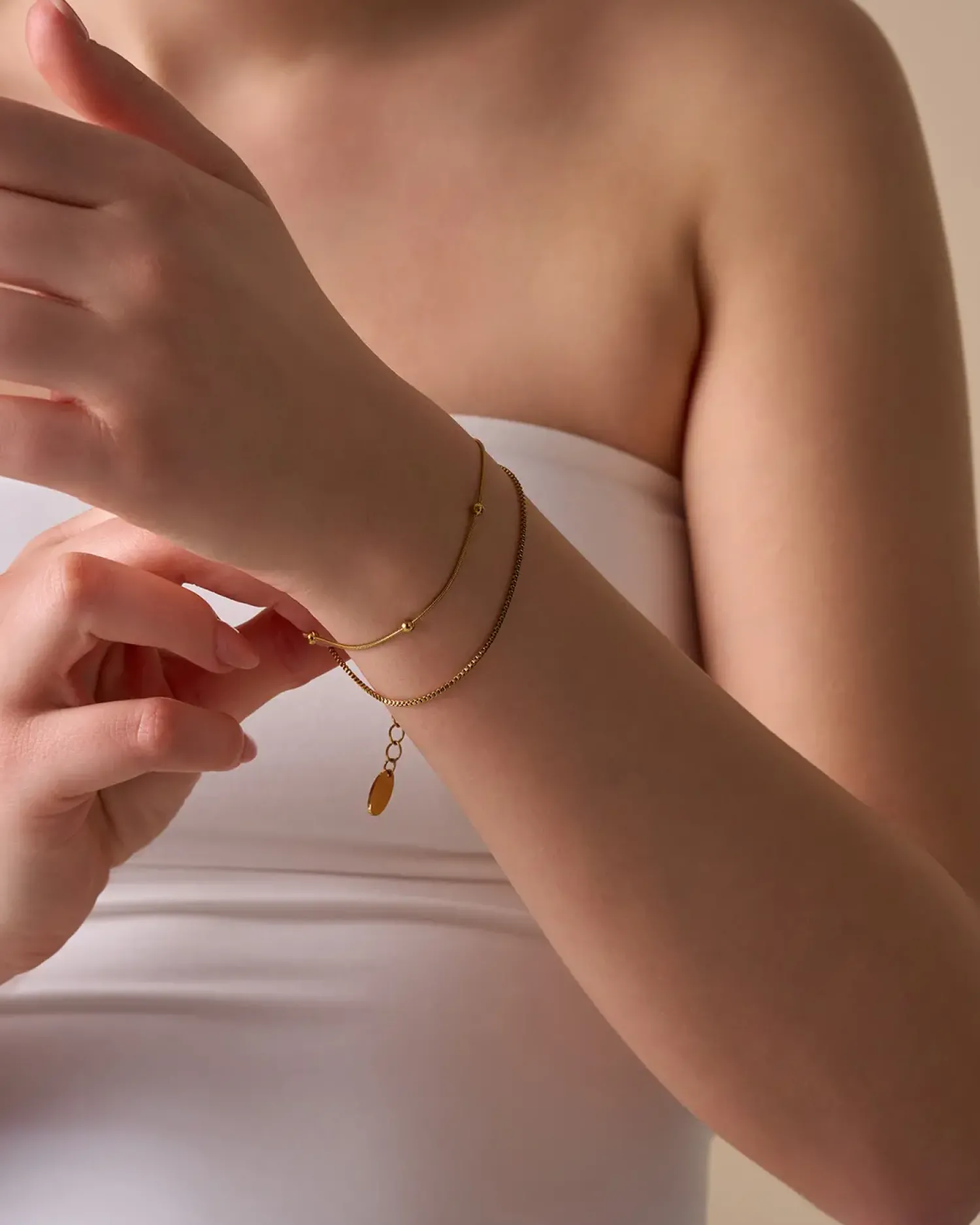 Bijou Brigitte Armbänder Gold|Edelstahlarmbänder>Armband - en Esteem gold
