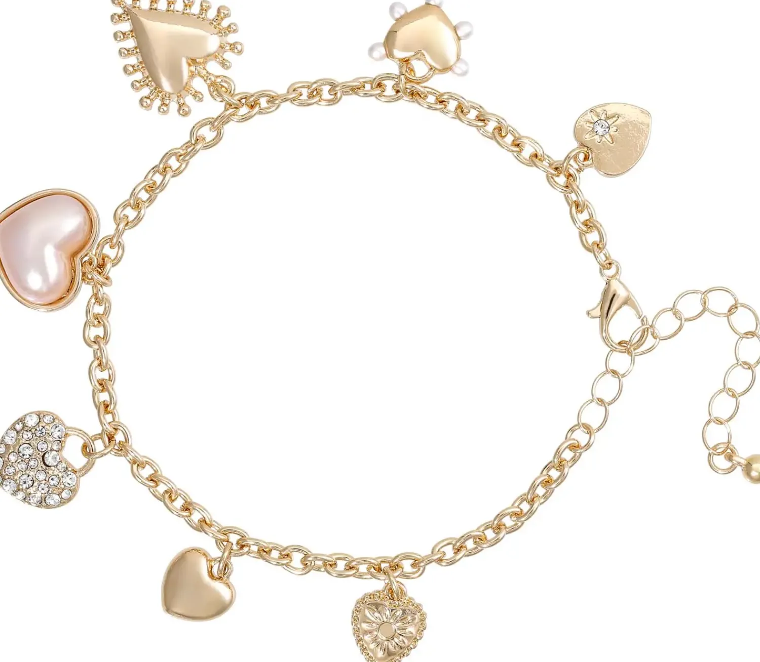 Bijou Brigitte Armbänder Gold|Perlenarmbänder>Armband - en Hearts gold
