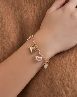 Bijou Brigitte Armbänder Gold|Perlenarmbänder>Armband - en Hearts gold