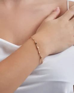 Bijou Brigitte Armbänder Gold>Armband - en Swirl gold