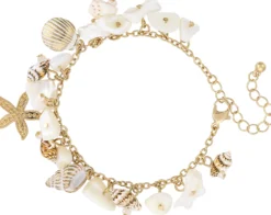 Bijou Brigitte Armbänder Gold|Maritimer Schmuck>Armband - Shell gold