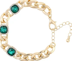 Bijou Brigitte Armbänder Gold>Armband - Green Elegance gold, grün
