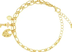 Bijou Brigitte Armbänder Gold|Für Bestimmte Personen>Armband - Heart Lock gold