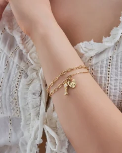 Bijou Brigitte Armbänder Gold|Für Bestimmte Personen>Armband - Heart Lock gold