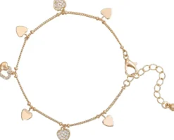 Bijou Brigitte Armbänder Gold|Für Bestimmte Personen>Armband - Heart Pendants gold