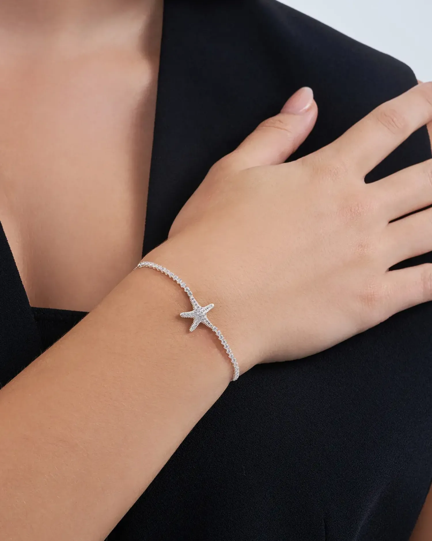 Bijou Brigitte Maritimer Schmuck>Armband – Icy Star silber