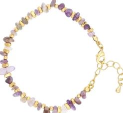 Bijou Brigitte Edelsteinarmbänder|Armbänder Gold>Armband - Lilac Amethyst gold, lila