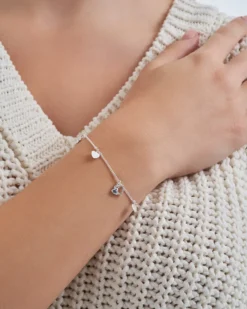 Bijou Brigitte Für Bestimmte Personen>Armband - Love Pendants silber