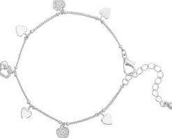 Bijou Brigitte Für Bestimmte Personen>Armband - Love Pendants silber