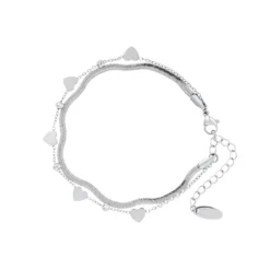 Bijou Brigitte Für Bestimmte Personen|Edelstahlarmbänder>Armband - Love Row silber
