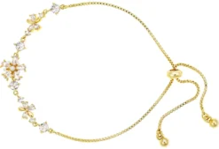 Bijou Brigitte Armbänder Gold|Blumenschmuck>Armband - Luxury Flower gold