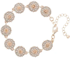 Bijou Brigitte Armbänder Gold>Armband - Magic Flowers gold