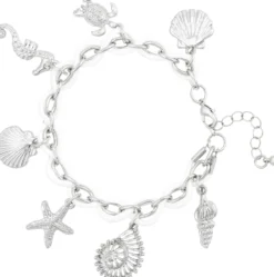 Bijou Brigitte Maritimer Schmuck|Muschelschmuck>Armband - Maritime Pendants silber