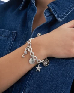 Bijou Brigitte Maritimer Schmuck|Muschelschmuck>Armband - Maritime Pendants silber