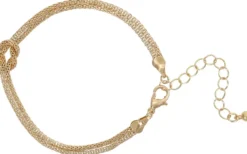 Bijou Brigitte Armbänder Gold>Armband - Mesh Knot gold
