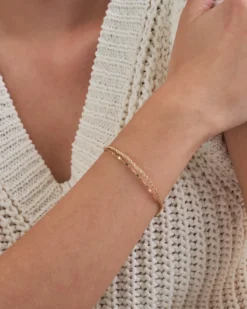 Bijou Brigitte Armbänder Gold>Armband - Mixed Bracelet gold