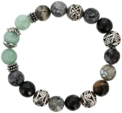 Bijou Brigitte Edelsteinarmbänder>Armband - Mystic Ornament grau